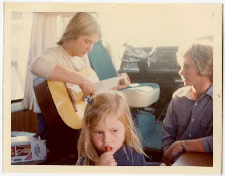 TC Laughlin, Christina Laughlin, and Frank Laughlin in 1972